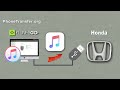 How to Put iTunes Music on your Honda Car, Sync Songs from iTunes to Honda Car