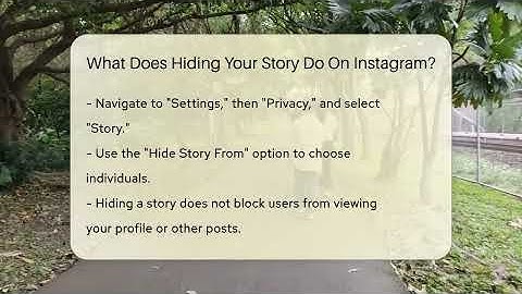 What Does Hiding Your Story Do On Instagram? - Everyday-Networking
