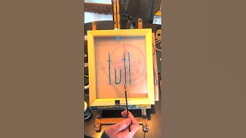screen printing at home with speedball drawing fluid and screen filler