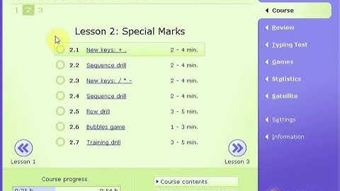 Typing Master Numeric Keypad Course Lesson 2