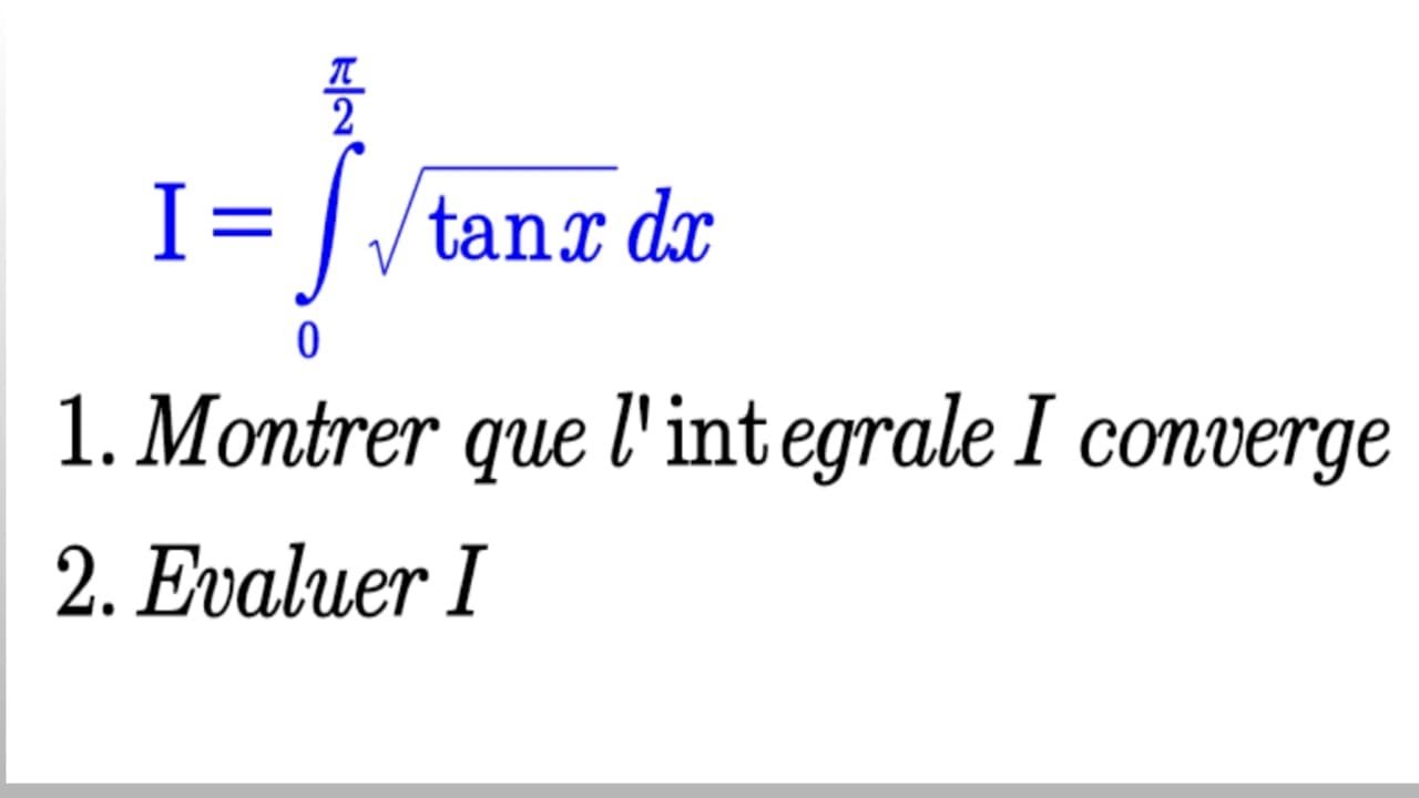 Int grale g n ralis e youtube
