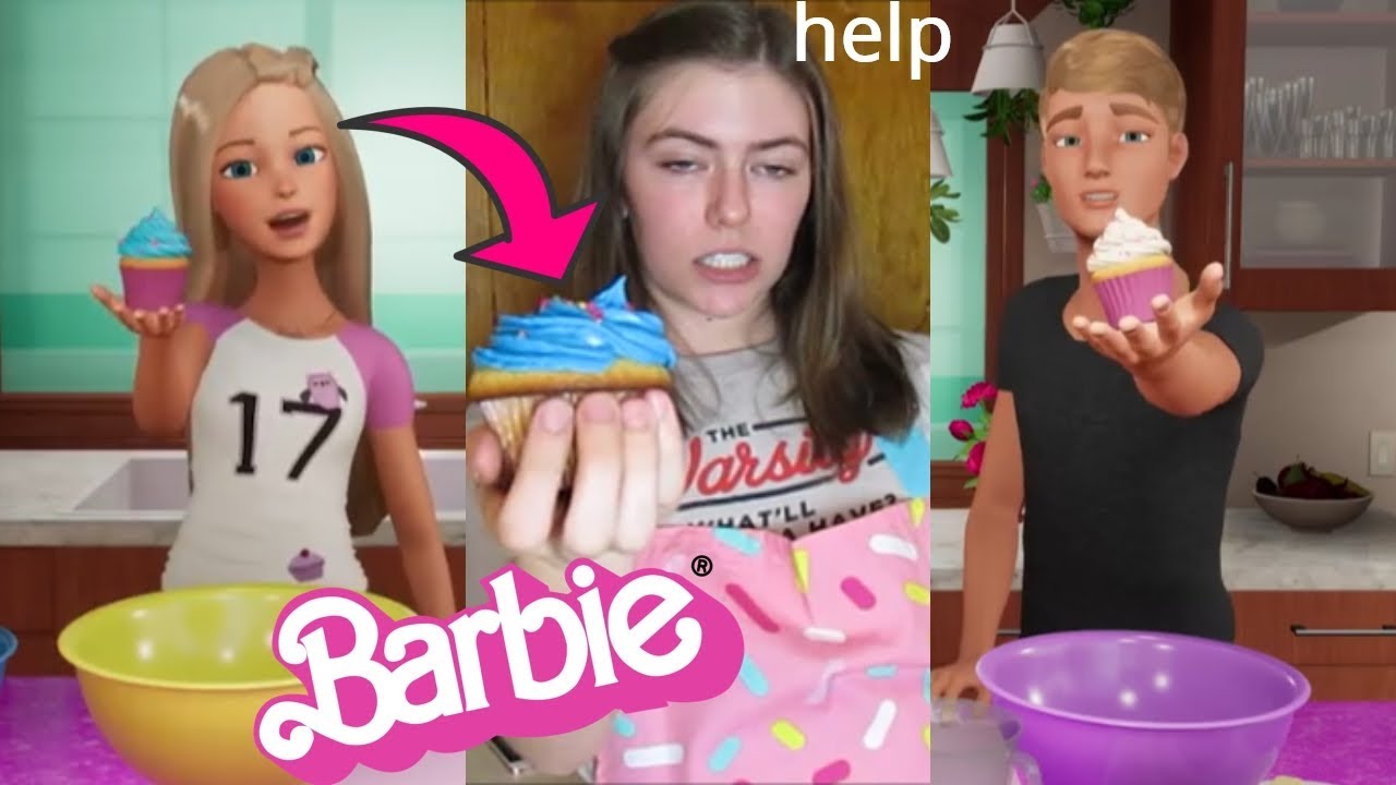 I Tried Following A Barbie Vlogs Cupcake Baking Tutorial Ft Ken