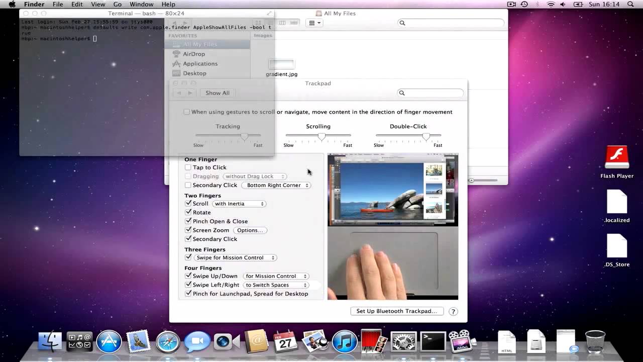 Mac OS X Lion Dev Build Preview - YouTube