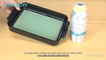 Service tutorial HALOT LITE the resin vat cleaning