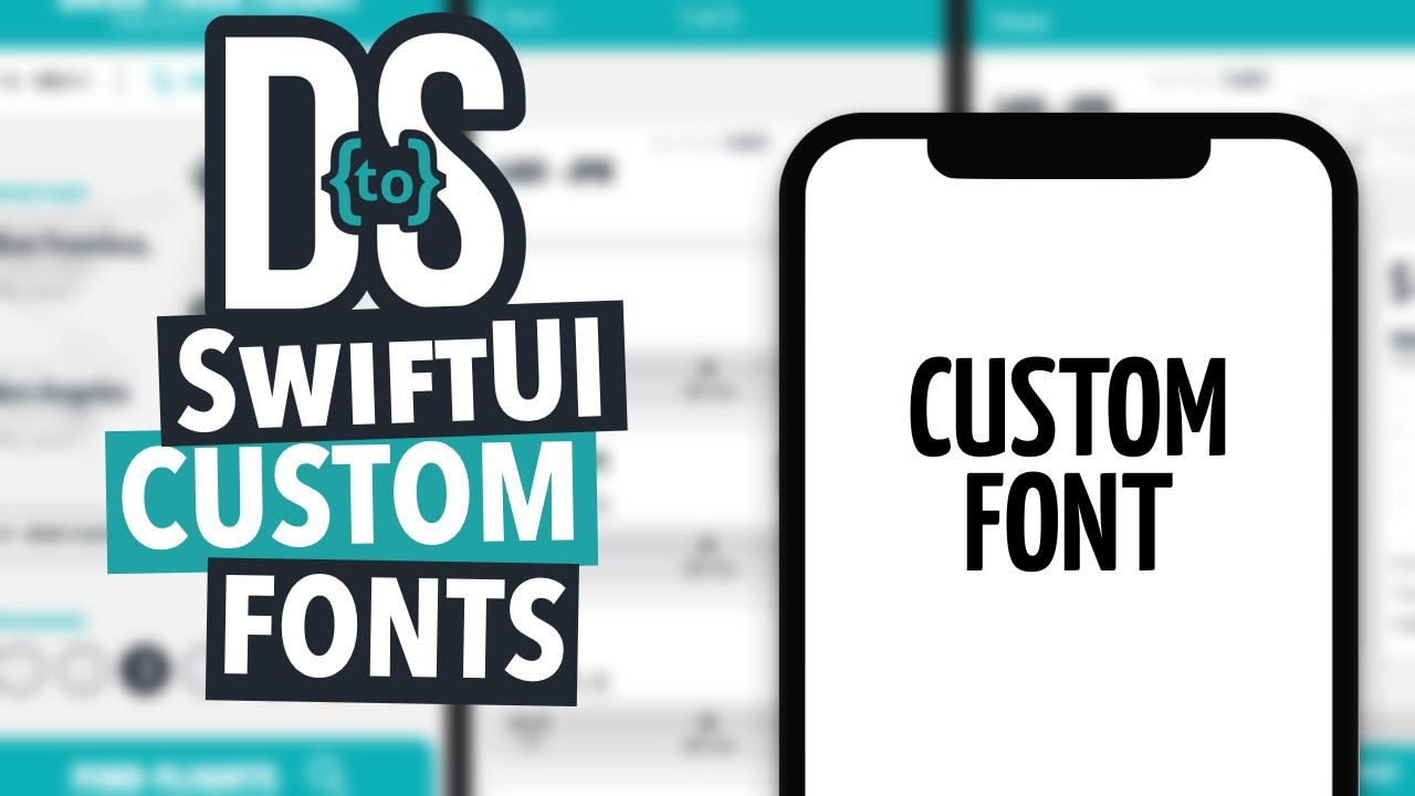 How to use custom fonts with SwiftUI
