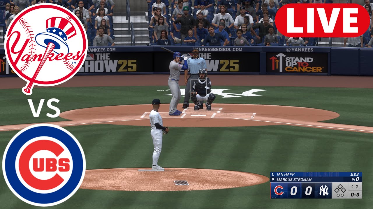 MLB LIVE🔴New York Yankees vs.Chicago Cubs-12th July 2025-MLB Full Game ...