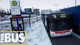 Riesenbus bei Schnee! | Ludwigsburg | THE BUS! | Ep. 16 | 2K Gameplay | MAN Lions City Gelenkbus screenshot 1