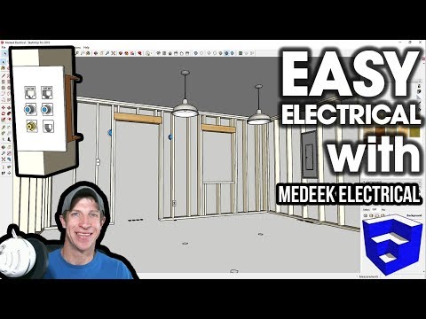 EASY ELECTRICAL IN SketchUp with Medeek Electrical