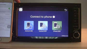 35. Android sysstem Screen mirroring function operation with Iphone