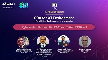 SOC for OT Environment: Capabilities, Technologies & Integration | AISS 2021, Day 1