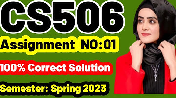 CS506 Assignment No.1 spring 2023 100% Correct Complete Solution By Learning With Happy Mood
