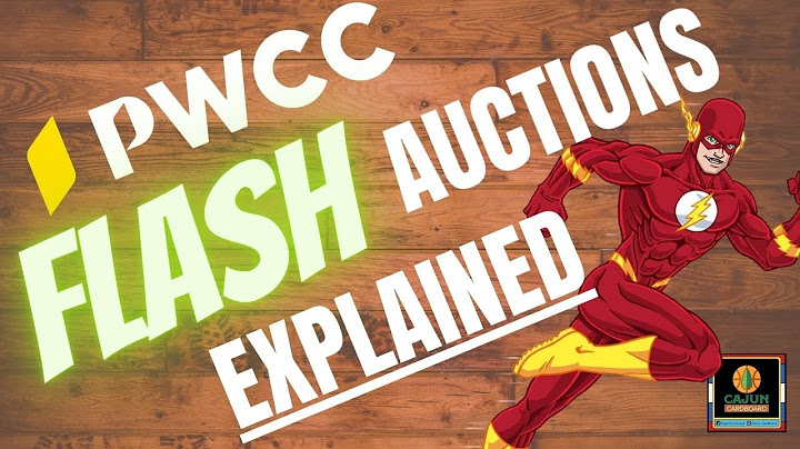 PWCC Flash Auctions EXPLAINED
