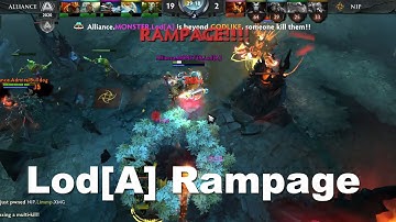 Lod[A] Double RAMPAGE! Alliance vs NiP Dota 2
