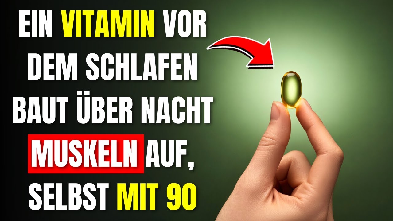 Wach Auf Stärker! 2 Vitamine, die Muskeln im Schlaf Aufbauen
