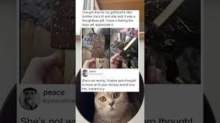 She Said That It Was A Thoughtless Gift