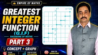 Greatest Integer Function (G.I.F) | Class 11 & 12 JEE Maths | Questions + Graph | Part 3