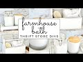 Farmhouse Bathroom DIYs/Thrifted Decor