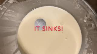 Will it Float or Sink . . . in oobleck