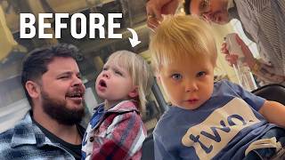 His First Haircut... On His 2Nd Birthday