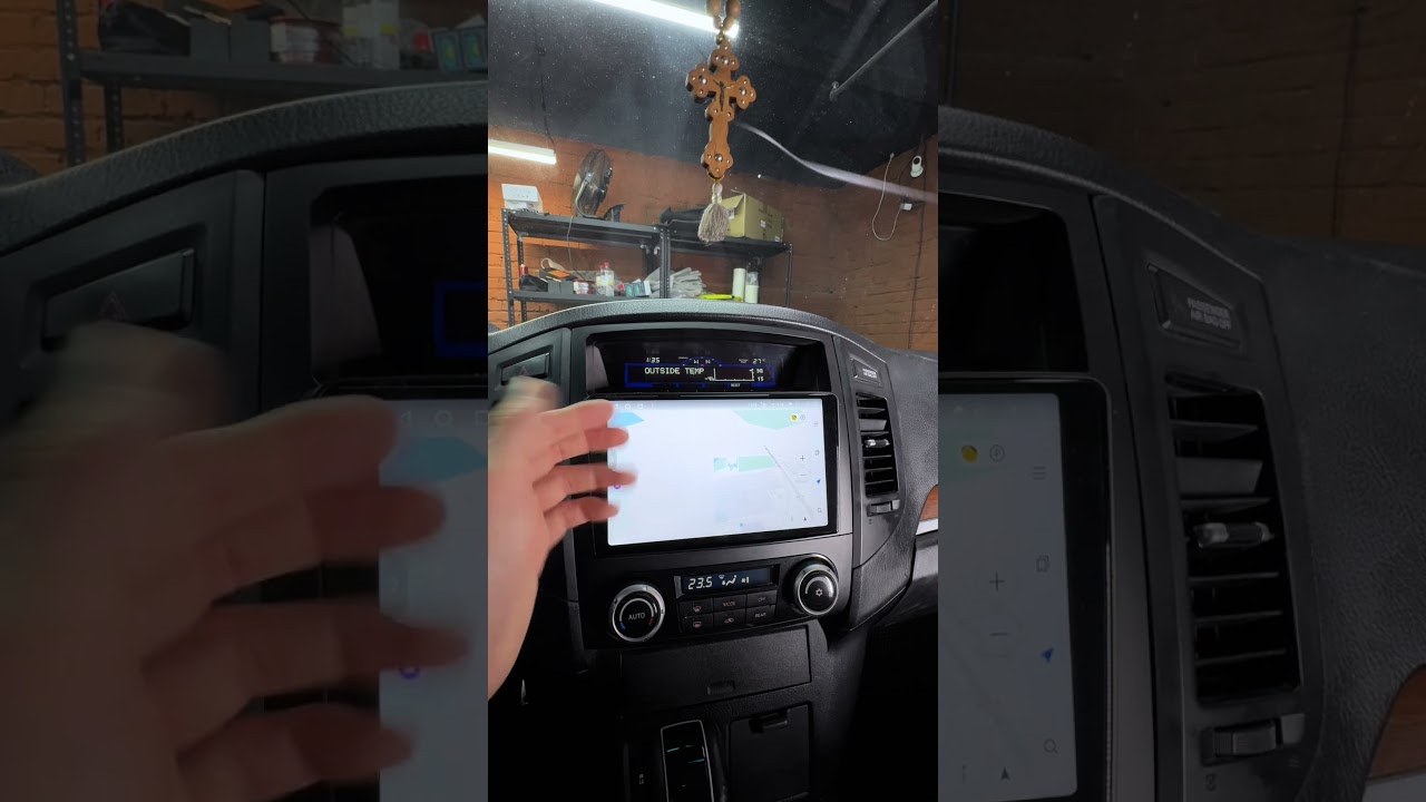 Мультимедиа для Mitsubishi Pajero 4  #мультимедиа  #teyes  #Android  #дооснащение
