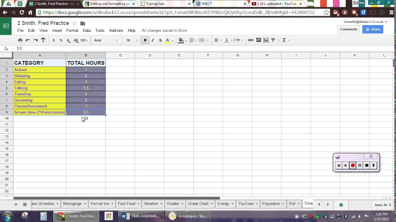 Google Sheets Pie Chart Tutorial Google Sheets Pie Chart Tutorial