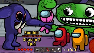 Garten of Banban Zombie 🛠 Survival Mode Among Us Ep 2 - Animation