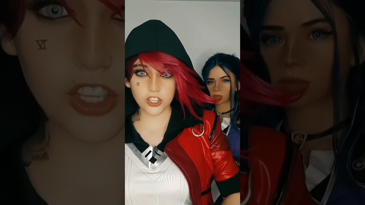You touch her again | Vi & Caitlyn Kiramman #cosplay | Arcane CaitVi