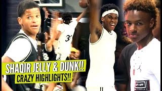 Shaqir O'Neal \& PJ Fuller CRAZY DUNKS \& Jelly! Josh Christopher FOOLIN  w\/ Bronny Watching!