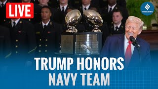 LIVE | US Prez Donald Trump Gives Commander-in-Chief’s Trophy to Navy