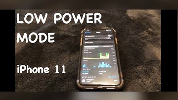 How To Enable/Disable Low Power Mode iPhone 11
