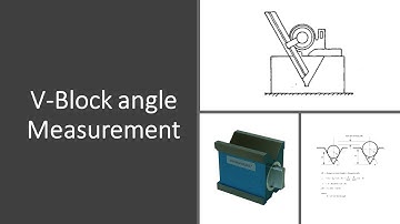 V Block angle Measurement