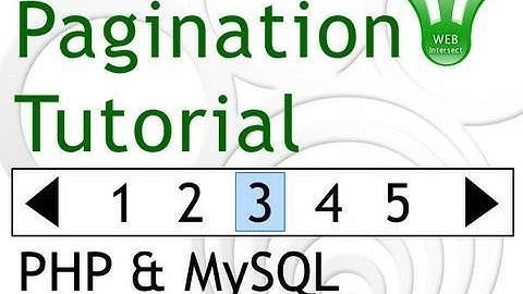 Deprecated: Pagination Tutorial for PHP MySQL Programmers - Web Intersect Paging Database Results