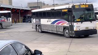 New Jersey transit-greyhound bus terminal.