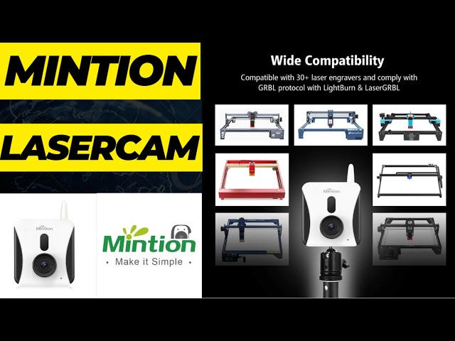 Mintion Lasercam Lasergravurkamera, Positionierung im LightBurn