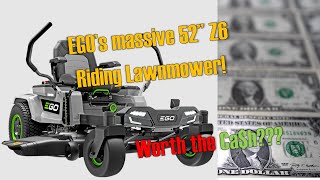 Ego Power+ 56v  Z6 Zero Turn Riding Mower Review (ZT5207L)