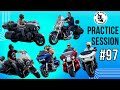 Practice session 97  advanced slow speed motorcycle riding skills