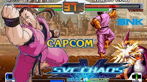 SNK vs. Capcom: SVC Chaos [60fps] Hardest-Dan Hibiki No Lose ALL