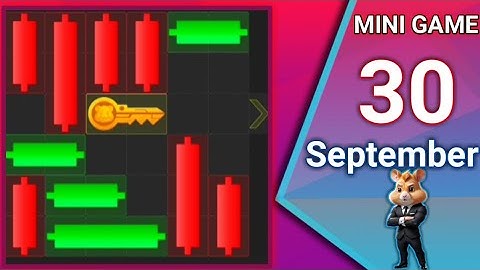 30 September Hamster kombat Daily Mini-Game ( Puzzle Solved ) in few Second