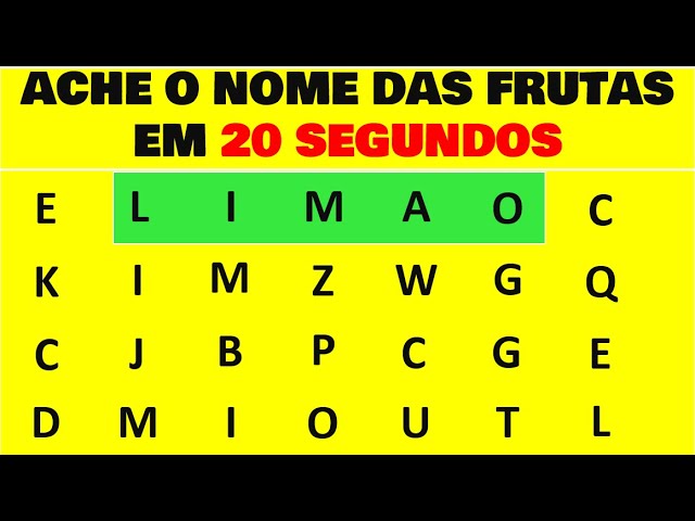 Difícil! Teste virtual traz caça-palavras de antigamente para ser resolvido