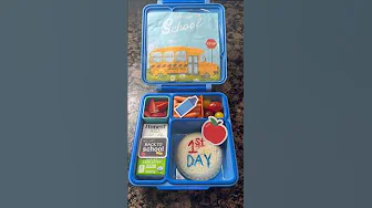 FIRST DAY OF SCHOOL LUNCH! #shorts #firstdayofschool #backtoschool thumbnail