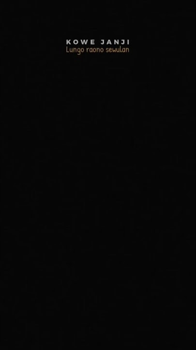 [CCP]Mentahan Overlay Lirik Lagu jawa 30 Detik🥀||TANJUNG MAS NINGGAL JANJI🎶
