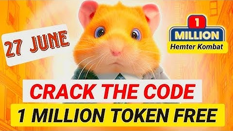 Hamster Kombat Daily Cipher Code Today 27 June | 27 June Cipher code  Hamster Kombat #hamsterkombat