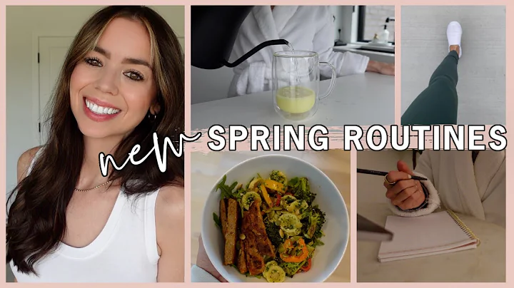 VLOG | Healthy Spring Habits, Healthy Recipes, Routines and Better Sleep