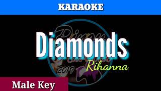 Diamonds by Rihanna ( Karaoke : Male Key)