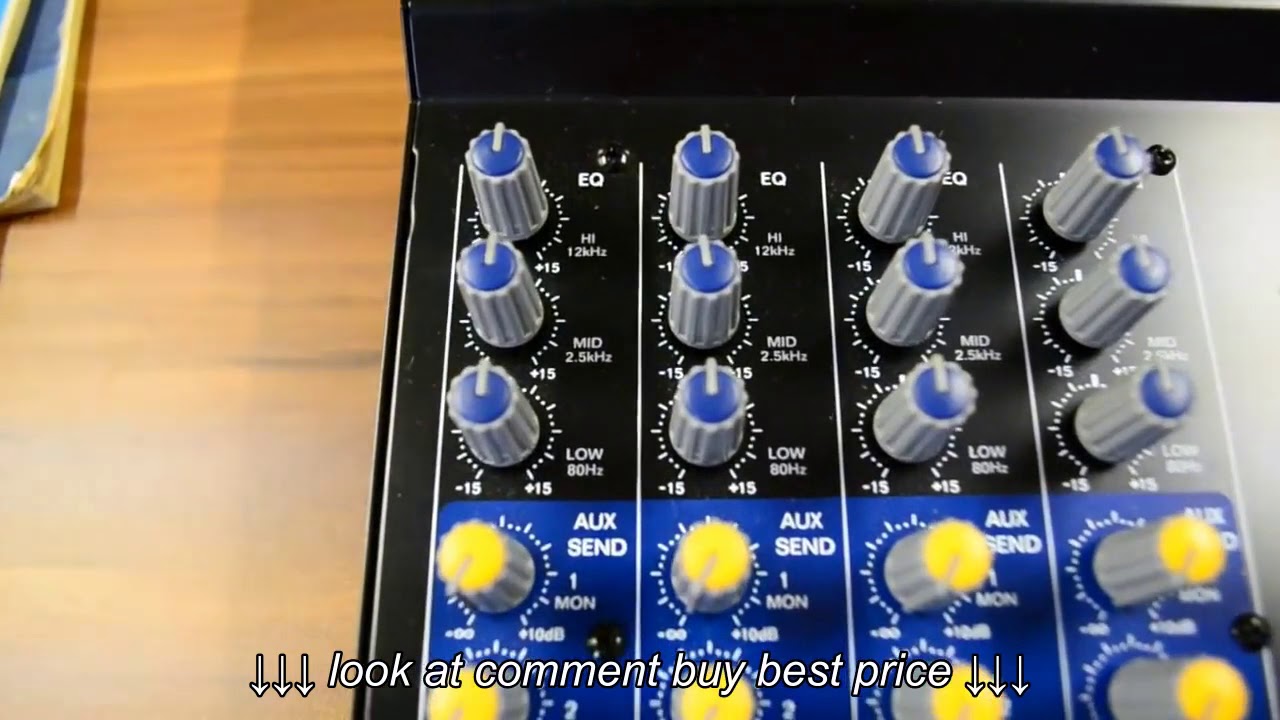My new Alto ZMX862 Mixer - YouTube