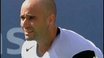 Roger Federer v Andre Agassi US Open 2004