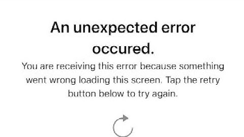 Instagram An unexpected error occurred. Please try again later. Problem Solve