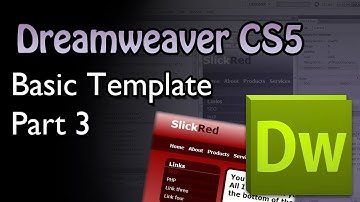 dreamweaver template - tutorial 3