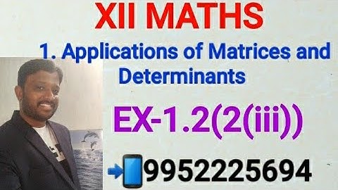 XII MATHS EX-1.2(2(iii))