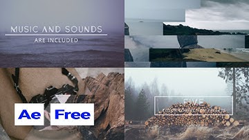 FREE After Effects Template - Minimal Slideshow